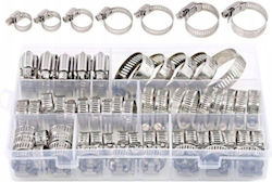 Kraft&dele Kd10865 Set Cleme Pentru Furtun ⌀ 8 38 Mm 60 Bucăți
