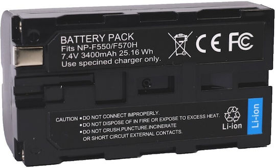 Censreal Battery Compatible Sony Np-f550pro Usb-c Port