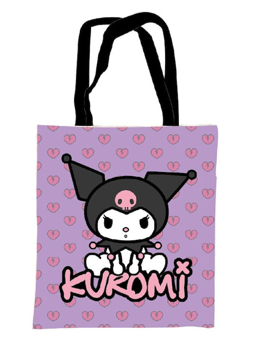 Hello Kitty Kuromi Екологична Текстилна Чанта За Пазаруване Canvas 38x44 См Многоцветна