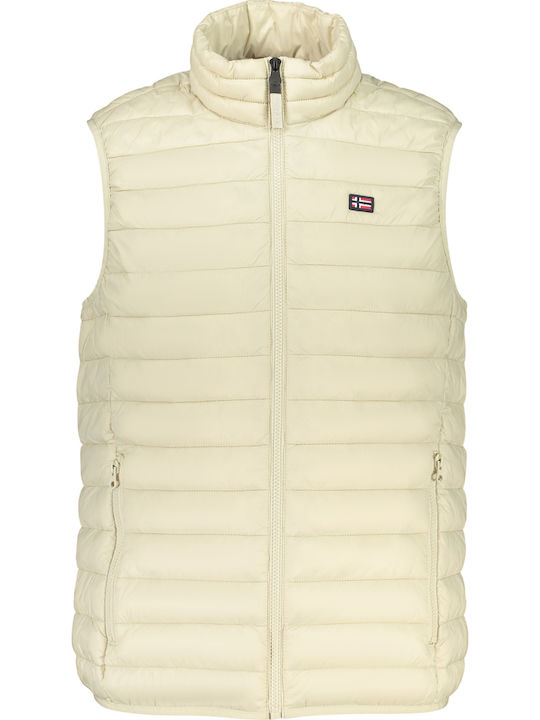 Sleeveless Jacket Beige
