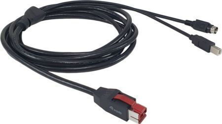 Equip USB 2.0 Cable USB-B male - USB-B male Μαύρο 3m 128823
