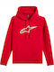 Sweatshirt with Hood Red