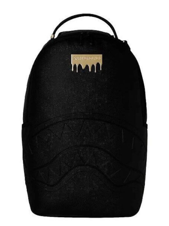Sprayground Drip Σχολική Τσάντα Πλάτης Μαύρη με Θήκη για Παγούρι