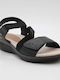 Sandale Casual Damă Anatomici Din Piele Negre