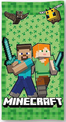 Mojang AB Παιδική Πετσέτα Θαλάσσης Πράσινη Mojang AB Παιδική Πετσέτα Θαλάσσης Πράσινη