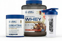 Applied Nutrition Critical Whey 2000gr + Creatine Monohydrate Micronized Unflavoured 250gr + Clear Shaker 600ml Applied Nutrition Critical Whey 2000gr + Creatine Monohydrate Micronized Unflavoured 250gr + Clear Shaker 600ml
