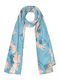 Ble Resort Collection Women's Silk Shawl Light Blue