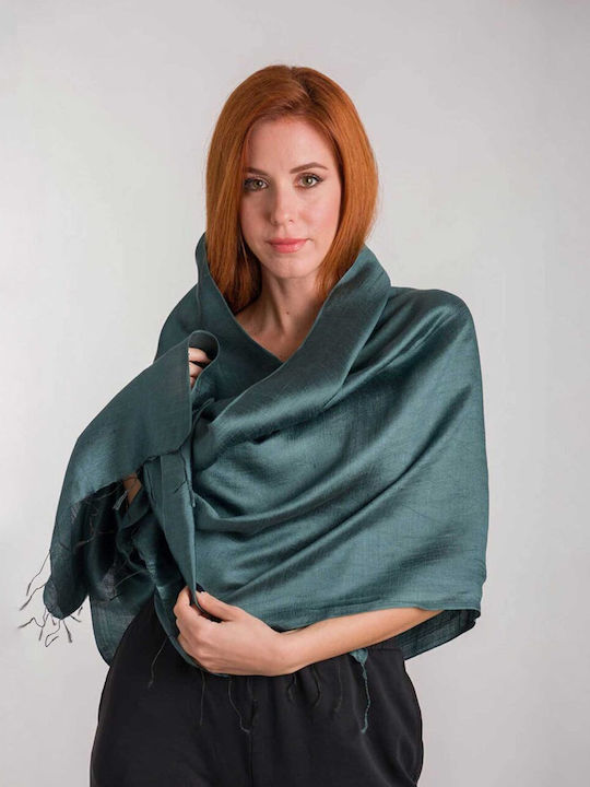 Rima Women's Silk Shawl Gray