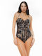 Strapless One Piece Swimsuit
