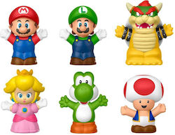 My Mario Little People Collector Mini Figures Height 7cm Set 6 Pieces