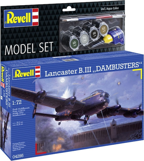 Сглобяем Модел Revell Lancaster B.iii Dambusters Самолет 224 Части