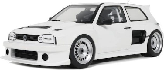 Model Mașină Volkswagen Golf III Khyzyl Saleem Alb 2024 Scara 1:18 Otto Models OT1110