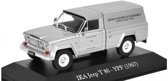 Model Mașină Ika Jeep T80 Vehicul Service 1967 Argintiu 1:43 Altaya