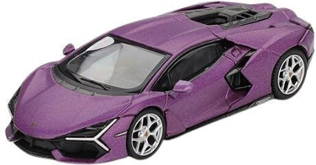 Lamborghini Revuelto Viola 30th Matte 2024 Car Model 1:64 Mini GT MGT01121-L