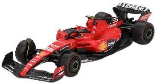 Model Mașină Ferrari Sf23 #55 C Sainz Gp Bahrain 2023 Scara 1:64 Bbr Bbrfer64015