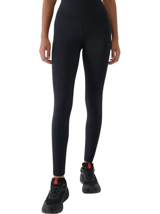 4F Training Women's Long Leggings High Waist Black