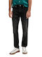 Men's Jeans Pants With Slim Tapered Fit White