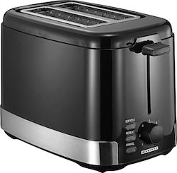 Melissa 2-Schlitz Toaster 800w In Edelstahl Einstellbar Schwarz Melissa 2-Schlitz Toaster 800w In Edelstahl Einstellbar Schwarz