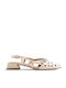 Γυναικείες Μπαλαρίνες Slingback σε Λευκό Χρώμα
