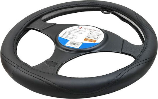 Car Steering Wheel Cover with Diameter 37-39cm Synthetic Black
