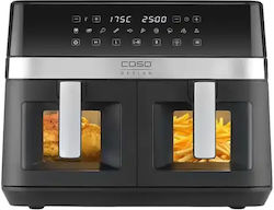 Caso Air Fryer cu Wi-Fi și Dublu Coș Detașabil 14l Negru