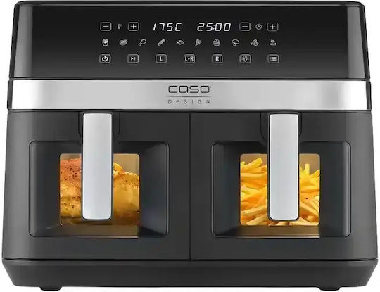 Caso Air Fryer cu Wi-Fi și Dublu Coș Detașabil 14l Negru