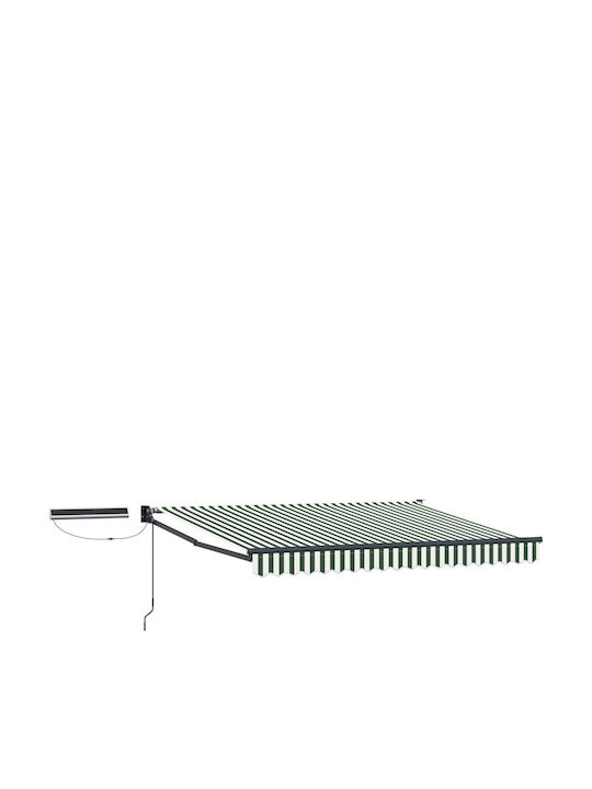 vidaXL Markise Terrasse Grün 3.5x2.5m