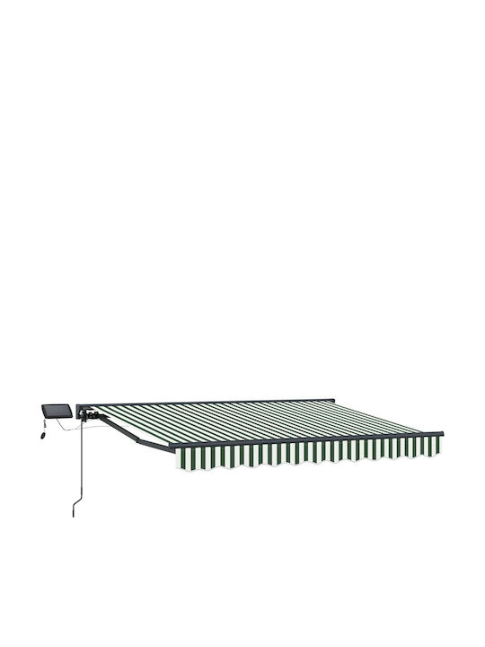 vidaXL Terrasse Zelt mit LEDs Grüne 3x2.5m