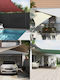 vidaXL Gray Terrace Tent 7x7m