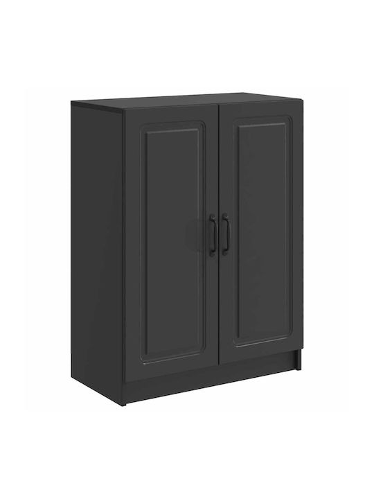 Wooden Sideboard Black 66x34.5x87cm