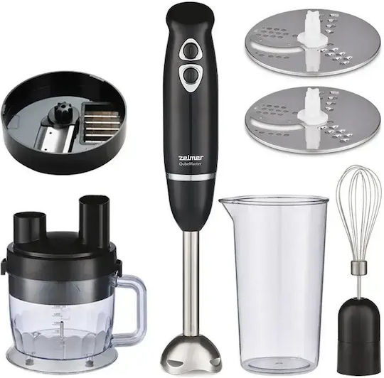 Zelmer Hand Blender With Plastic Rod 1200W Gray