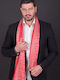 Men's Silky Red Handkerchief
