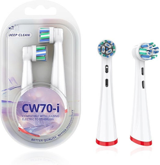 Replacement Heads Compatible with Oral B iO 3 4 5 6 7 8 9 10 Series Compatible Spare Parts for IO 2pcs