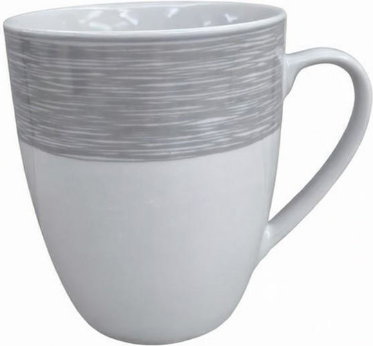 Max Home Max Home Porzellan Tasse Grau 325ml 6 Stück Max Home Max Home Porzellan Tasse Grau 325ml 6 Stück