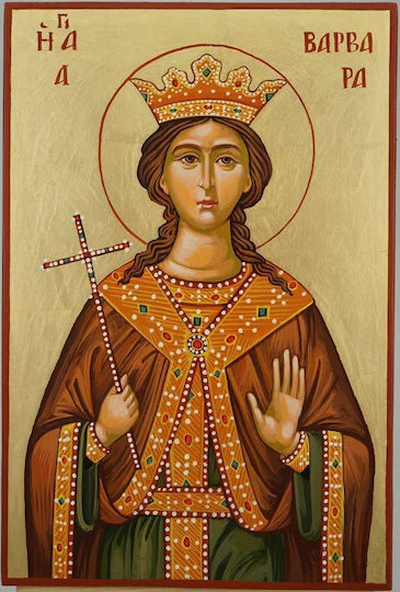 Olympus Diamond Painting Saint Barbara Mozaic Mosaico Agia Varvara 50x40