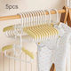 Kids Clothes Hanger Yellow ZS784W 5 Pieces