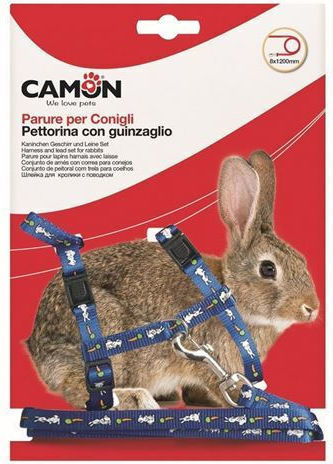 Camon Set Guide & Harness Carrot Rabbits 10x1200mm