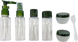 Beauty Salon Plastic Travel Size Bottles Set 6 Pieces Beauty Salon Plastic Travel Size Bottles Set 6 Pieces