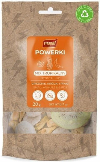 Vitapol Powerki Mix Tropical Freeze-dried Rodents Rabbits Exotic Birds 20g