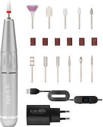 Portable Nail Drill Titanium Starshine Luxorise Silver Portable Nail Drill Titanium Starshine Luxorise Silver