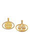Senzio Belibasakis Charm Talisman Konstantin mit Steinen aus 9K Gold mit Zirkon