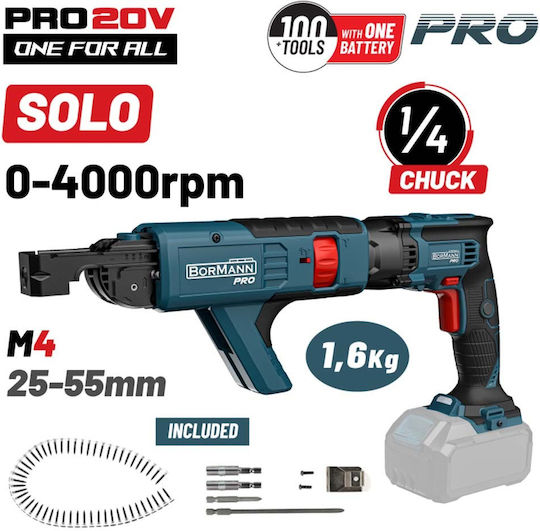 Bormann Pro BBP5155 Κατσαβίδι Μπαταρίας Solo 20V
