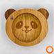 Pandaboo Kids Food Bowl Made of Bamboo Orange