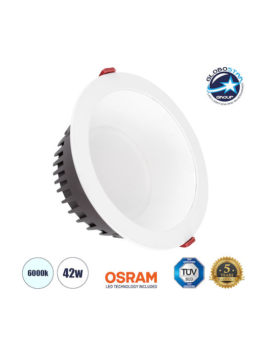 Osram Vertieftes LED-Panels 42W mit Kaltweißem Licht 6000K