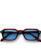 Red Raven Unisex Γυαλιά Ηλίου με Μπλε Σκελετό και Μπλε Φακό