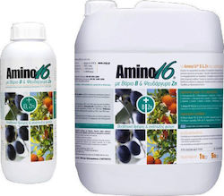 Εβυπ Υγρό Λίπασμα Amino 16 Βόριο Ψευδάργυρο Εσπεριδοειδή Ελιές Βιολογικής Καλλιέργειας 5lt Εβυπ Υγρό Λίπασμα Amino 16 Βόριο Ψευδάργυρο Εσπεριδοειδή Ελιές Βιολογικής Καλλιέργειας 5lt