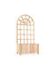 Costway Holz Blumenkasten Grün 121x30x61cm