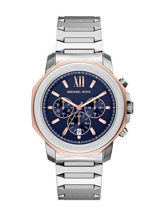 Michael Kors Prescott Men's Watch Battery Silver