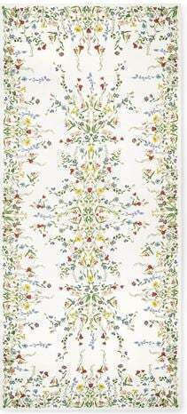 Τραπεζομάντηλο Λινό Summerill & Bishop Ασημί 165x300εκ.