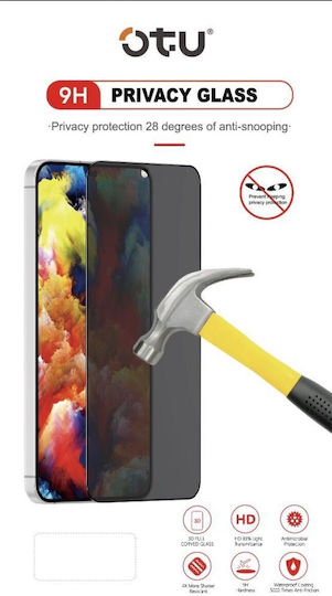 Προστασία Οθόνης Otu Privacy Full Face Tempered Glass Xiaomi Redmi 14c